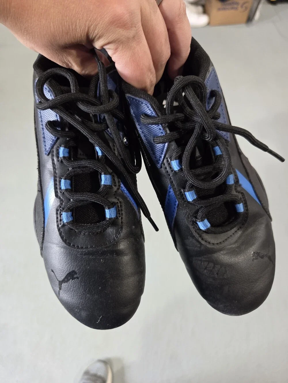 PUMA BMW Motorsport Sneakers Black Kids size 4c